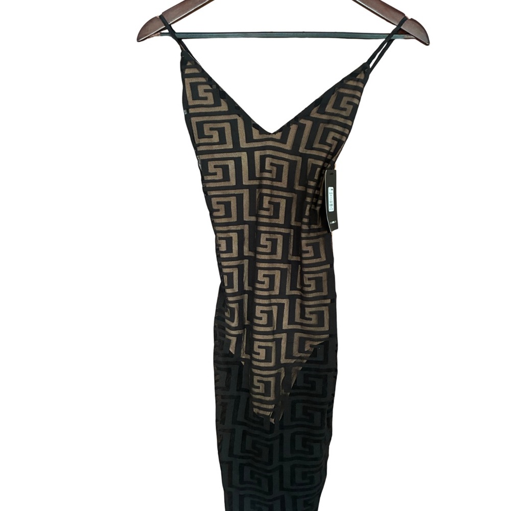 NWT Fashion Nova Status Single Sheer Dress